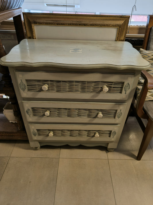 Szafka trzyszufladowa, kolor seledynowy