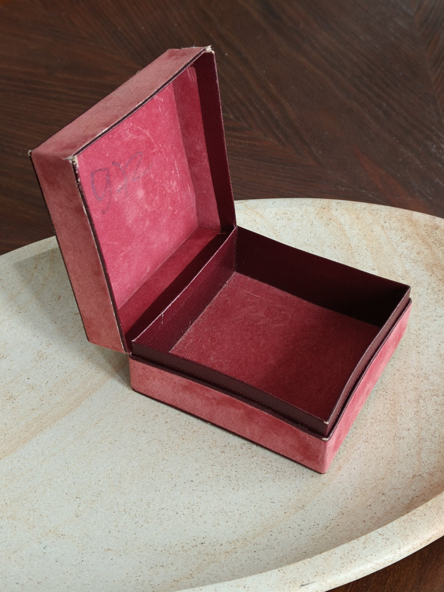 Pudełko tekturowe na biżuterię ORNO, lata 60-te