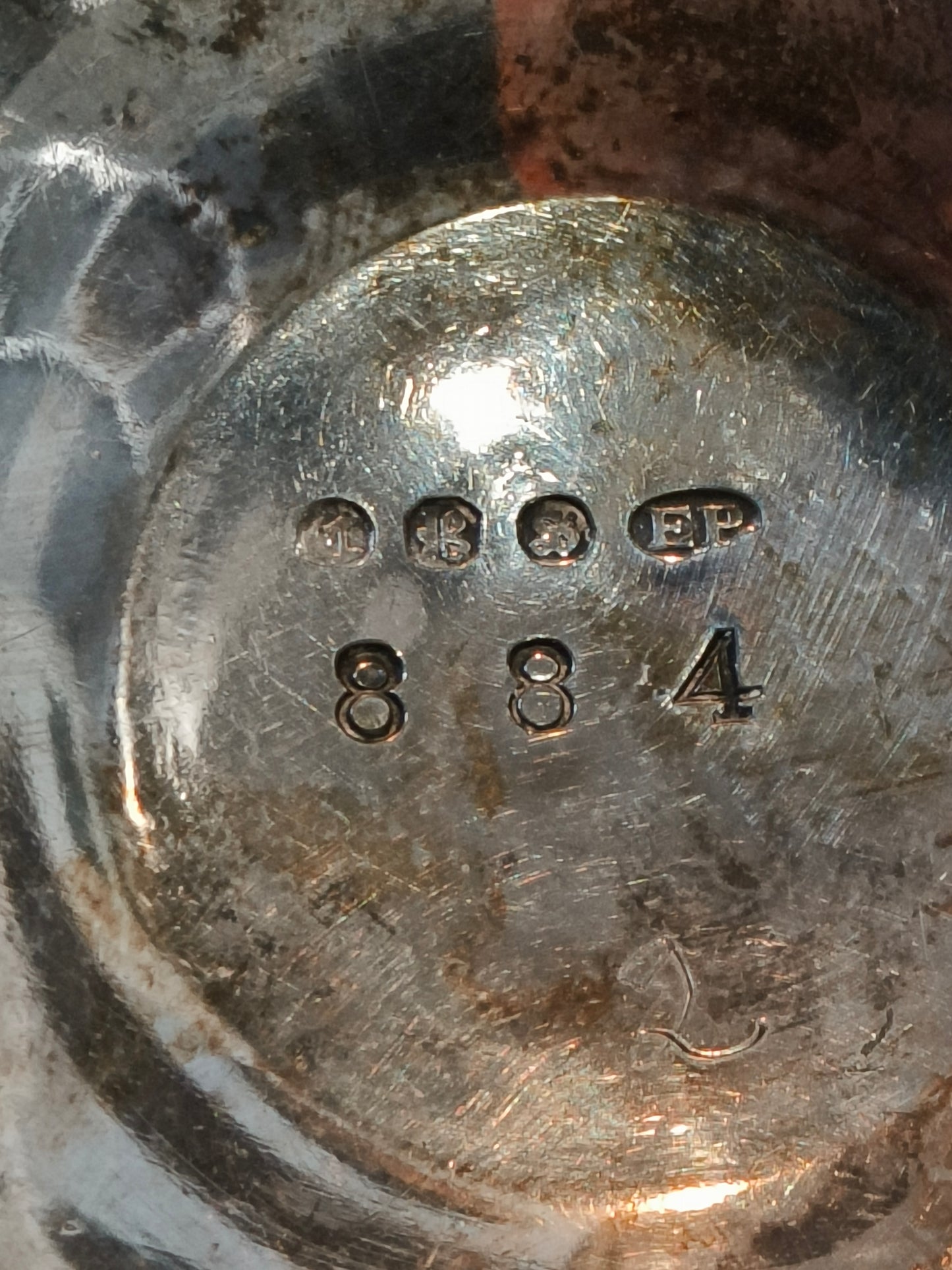 Świeczniki angielskie, srebro