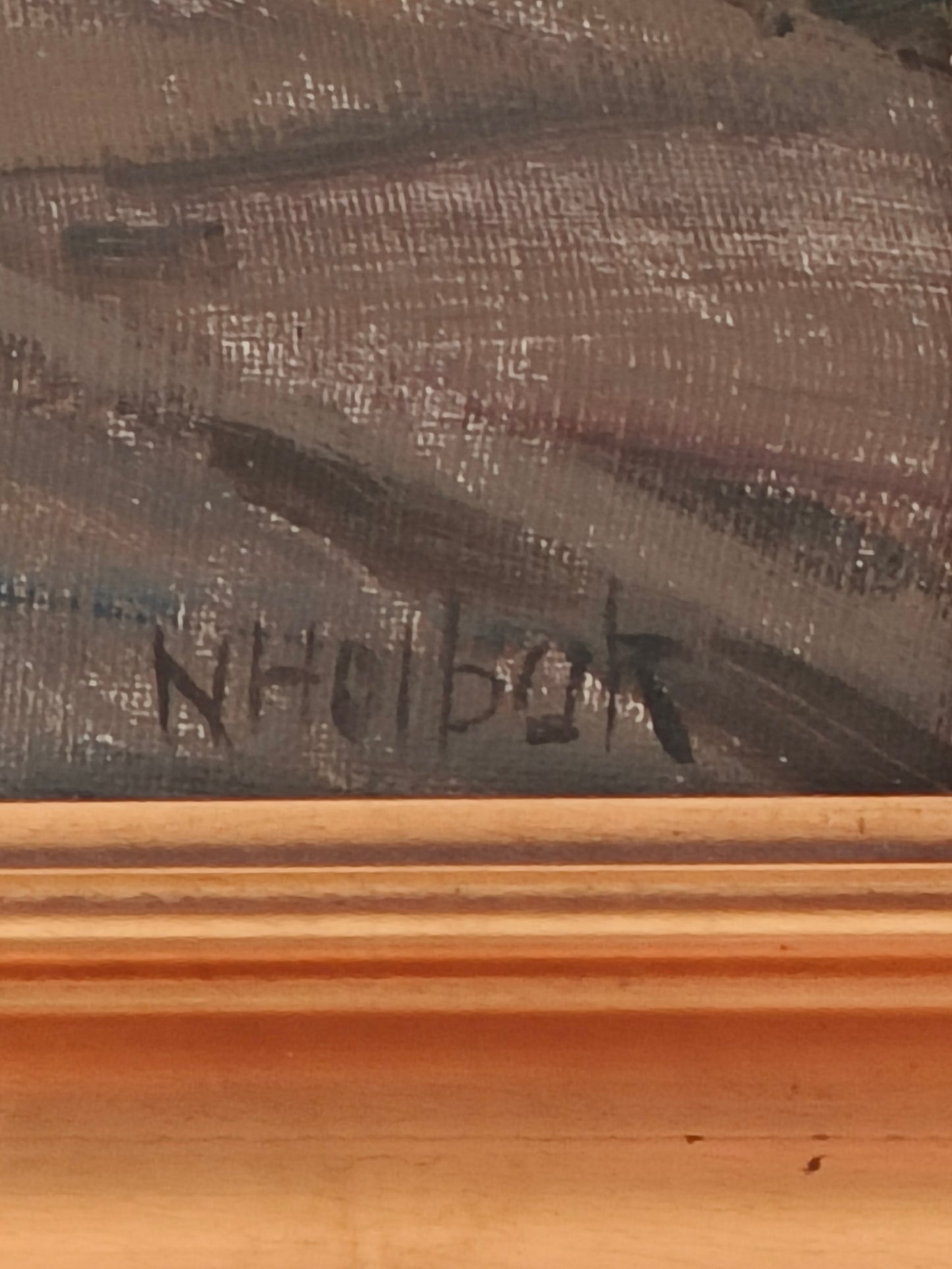 Obraz, olej na płótnie, Niels Holbak