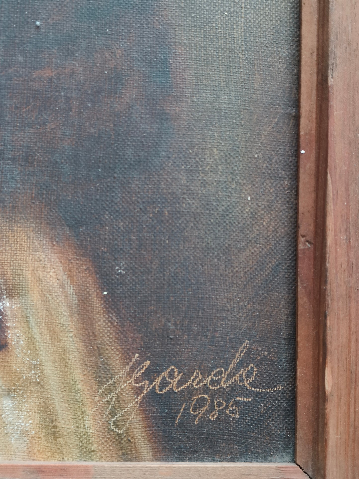 Obraz, olej na płótnie, J. Gazda