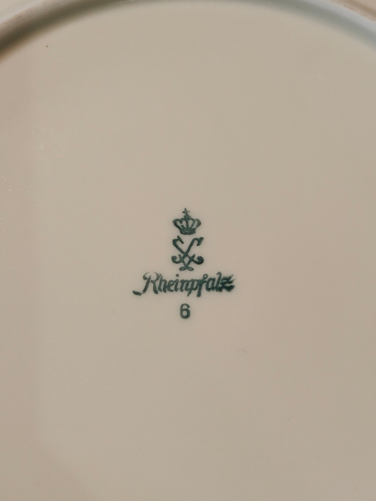 Filiżanka z talerzykiem porcelanowa, złocona, Bavaria