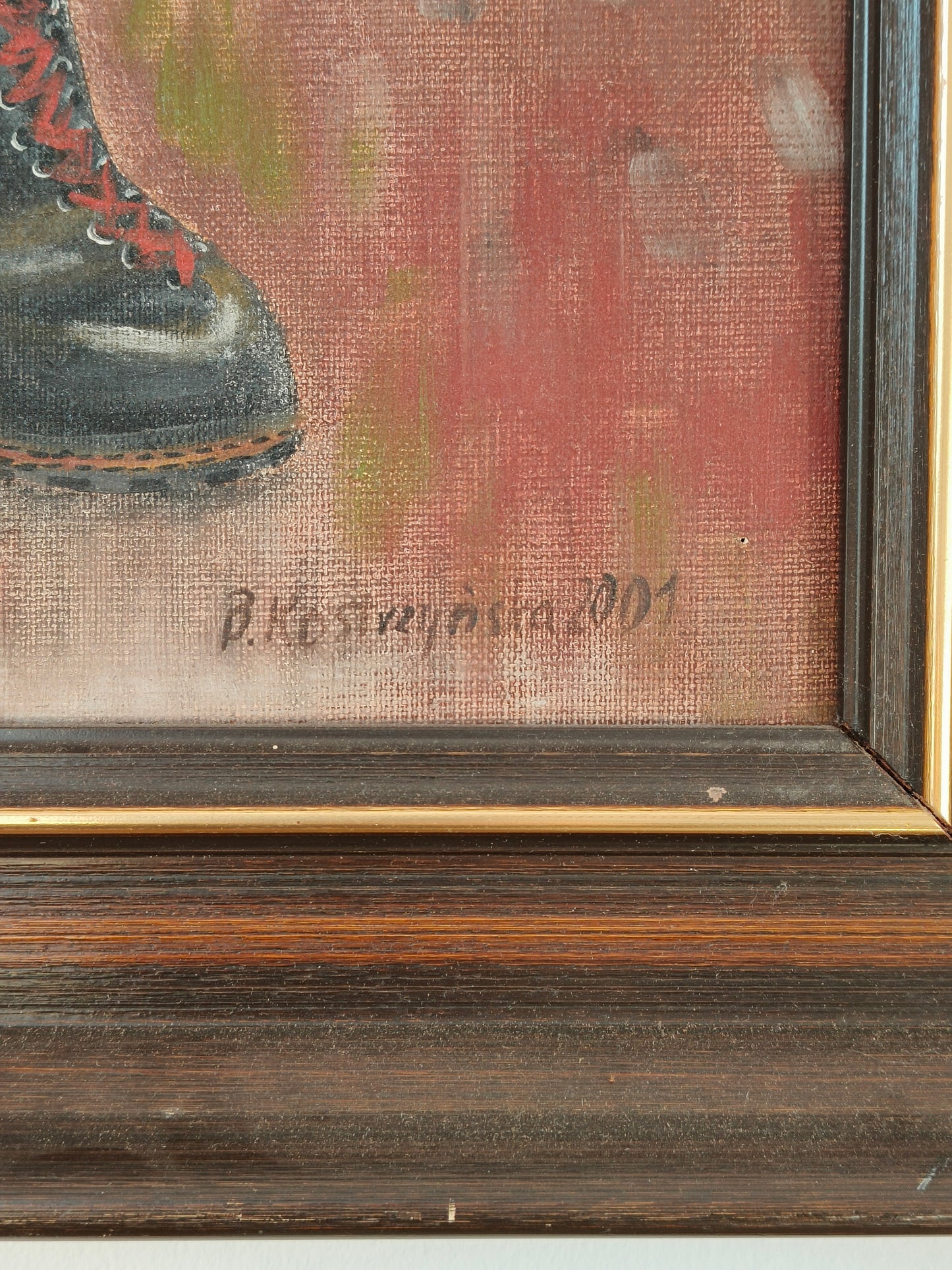Painting, portrait, oil on canvas, B. Kostrzyńska 2001