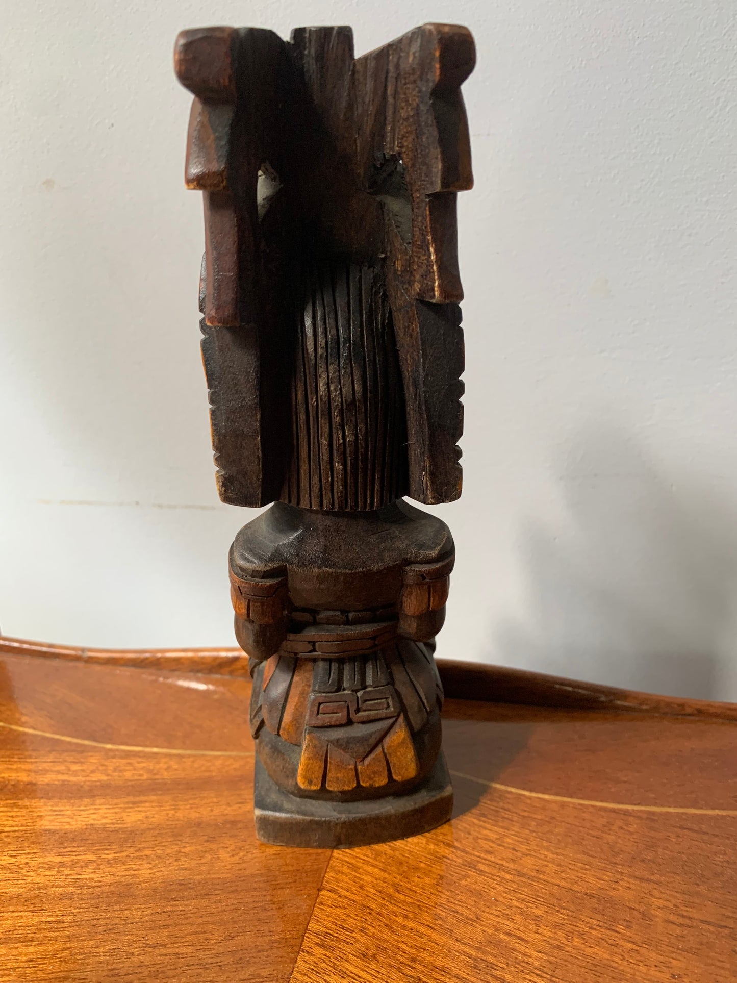 Maska aztecka z palisandru, Meksyk