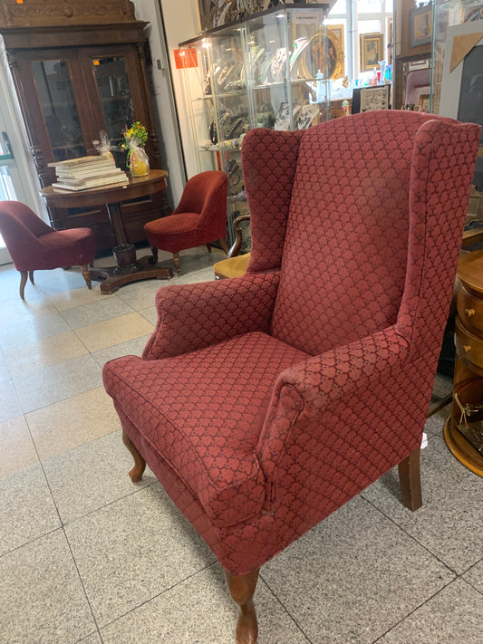Angielski fotel uszak, mega wygodny