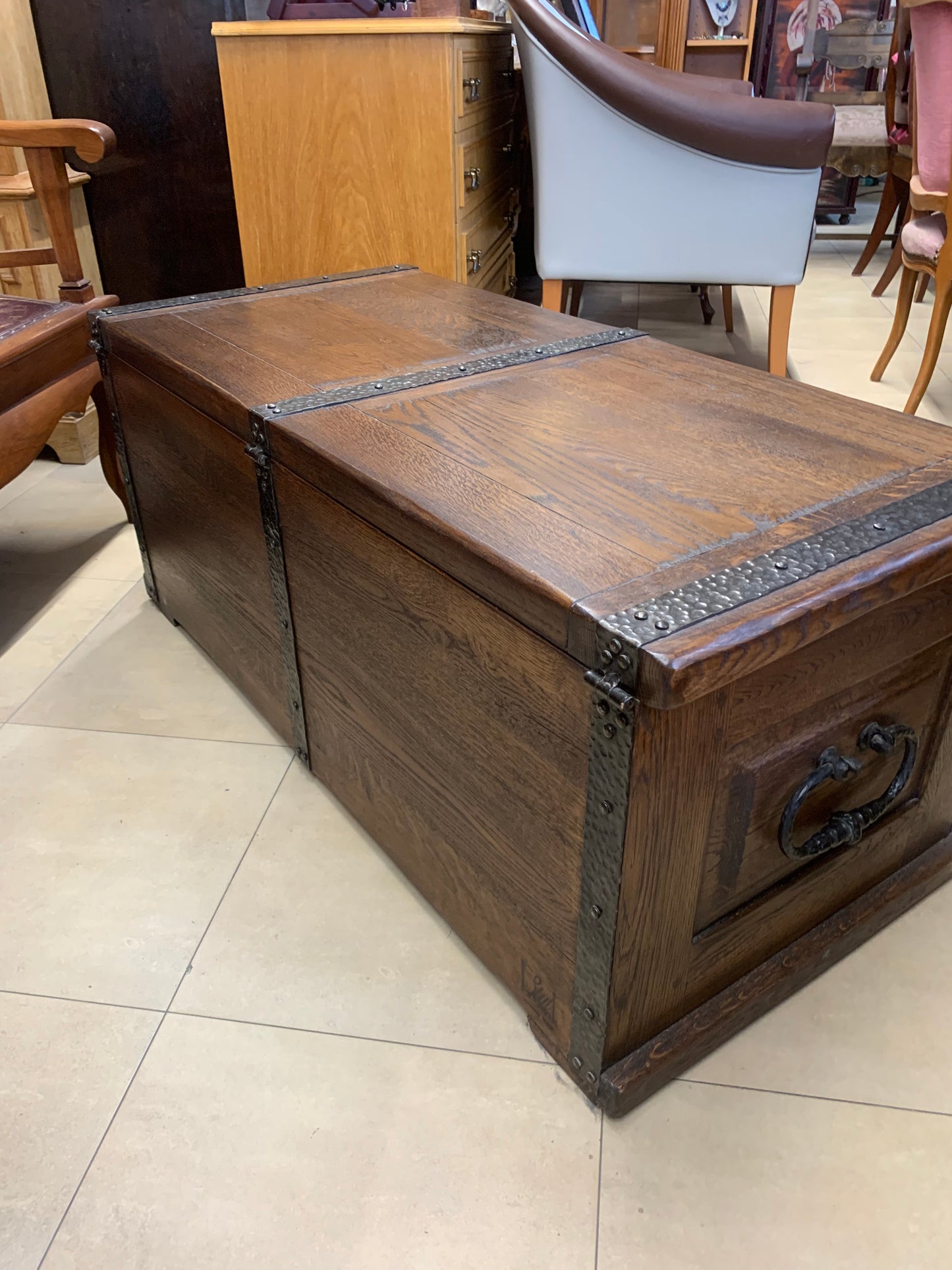 Drewniana skrzynia Fabryka mebli Twaróg