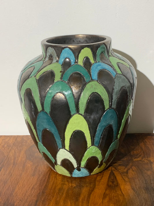 Wazon pękaty ceramika Hand Made