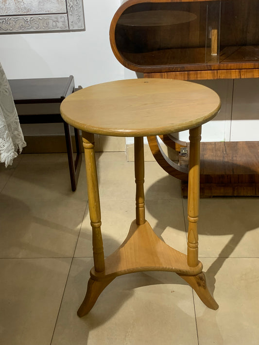 Kwietnik, stolik pomocnik drewniany 2 poziomowy