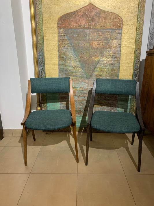 Krzesło PRL skoczek po renowacji