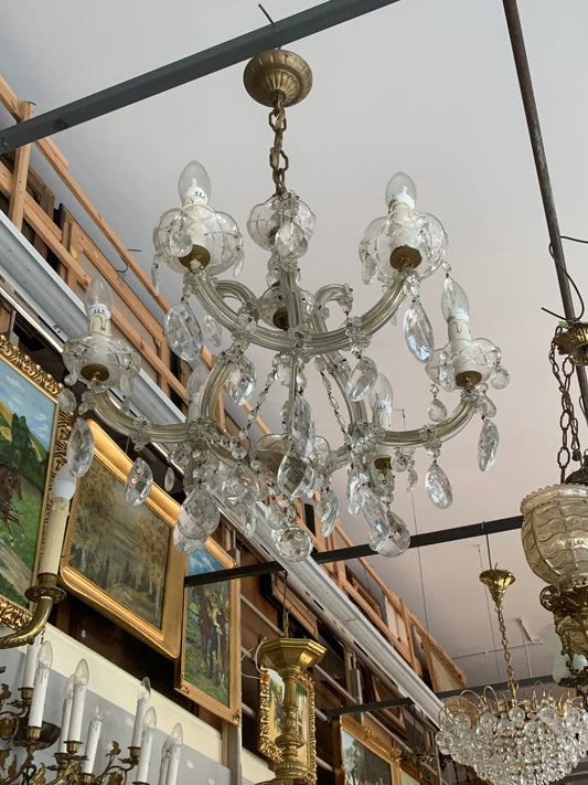 Efektowny żyrandol kryształowy Maria Teresa, lata 80-te