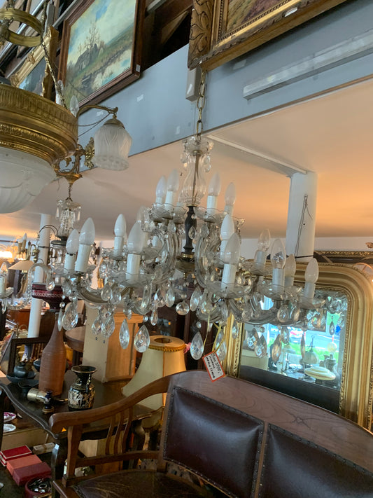 Klasyczny żyrandol kryształowy Maria Teresa, na 18 żarówek