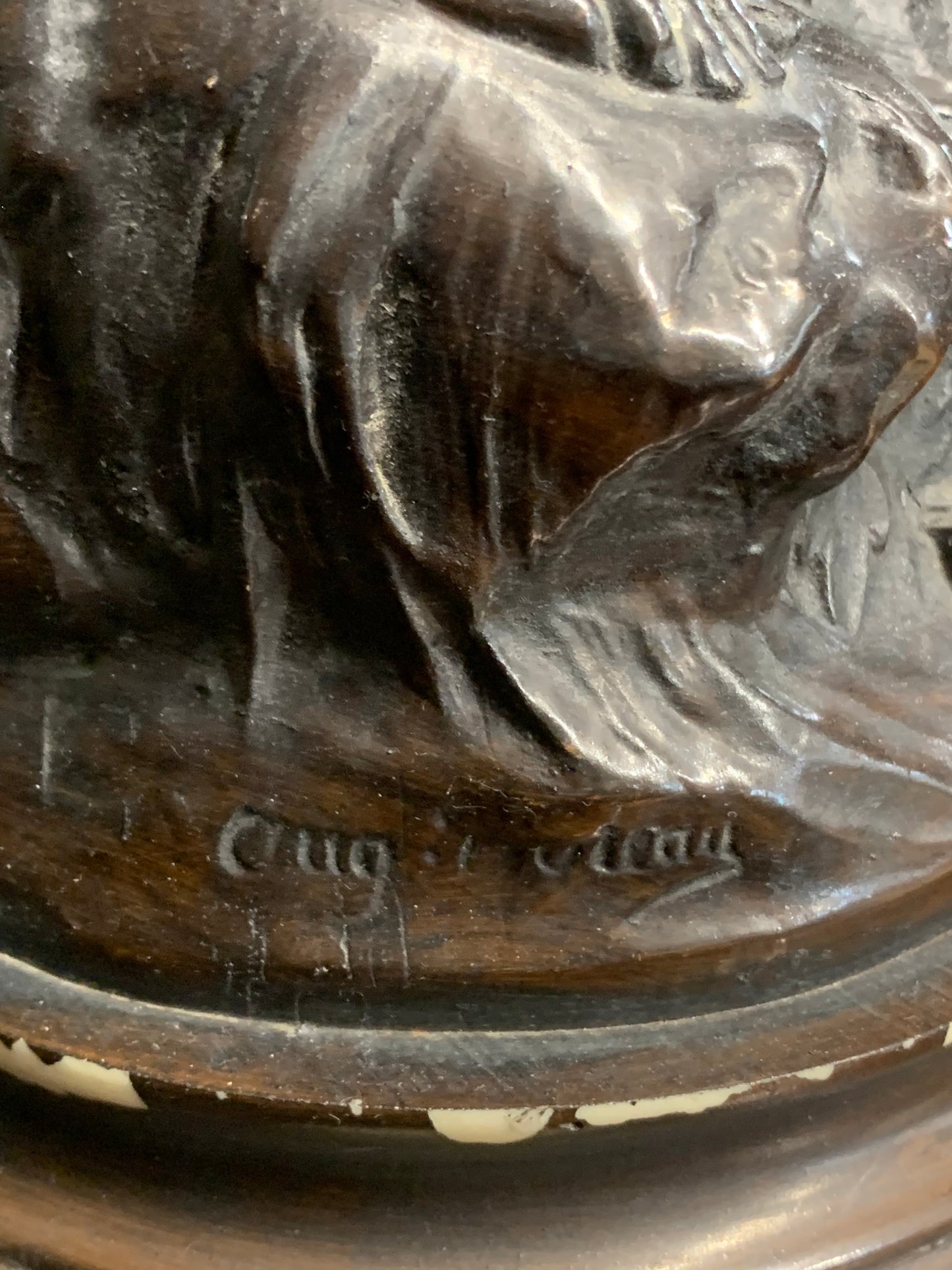 Lampa figuralna z oryginalnymi kloszami Murano, sygnowana