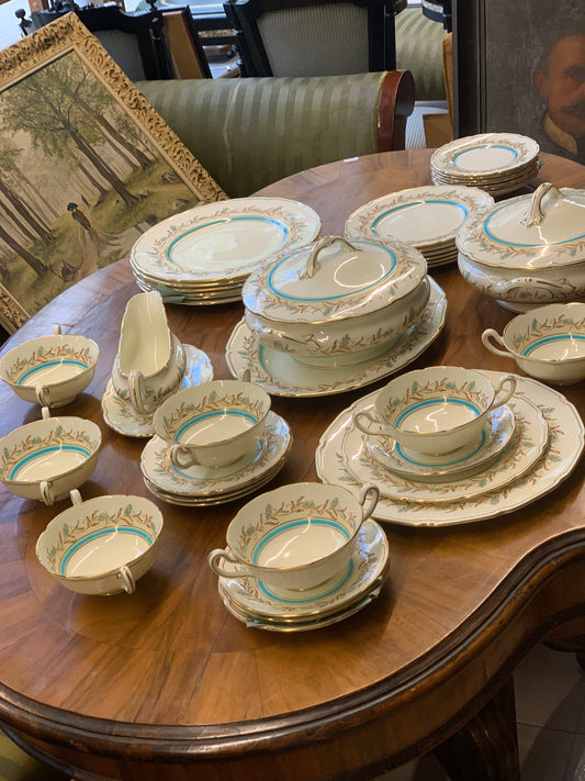 Serwis porcelanowy obiadowy na 6 osób VINTAGE