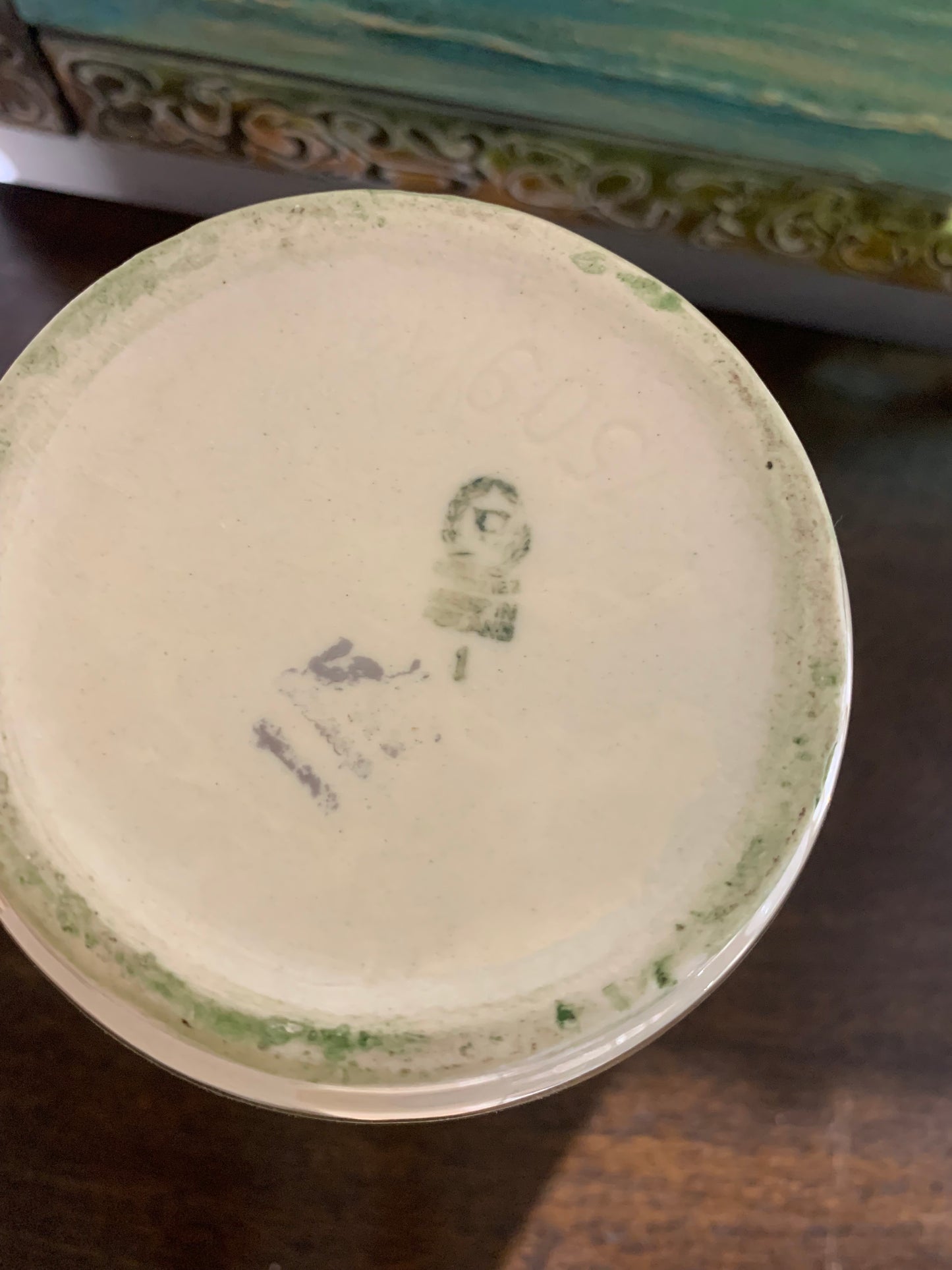 Stary wazon Chodzież, porcelit, kwiaty, PRL