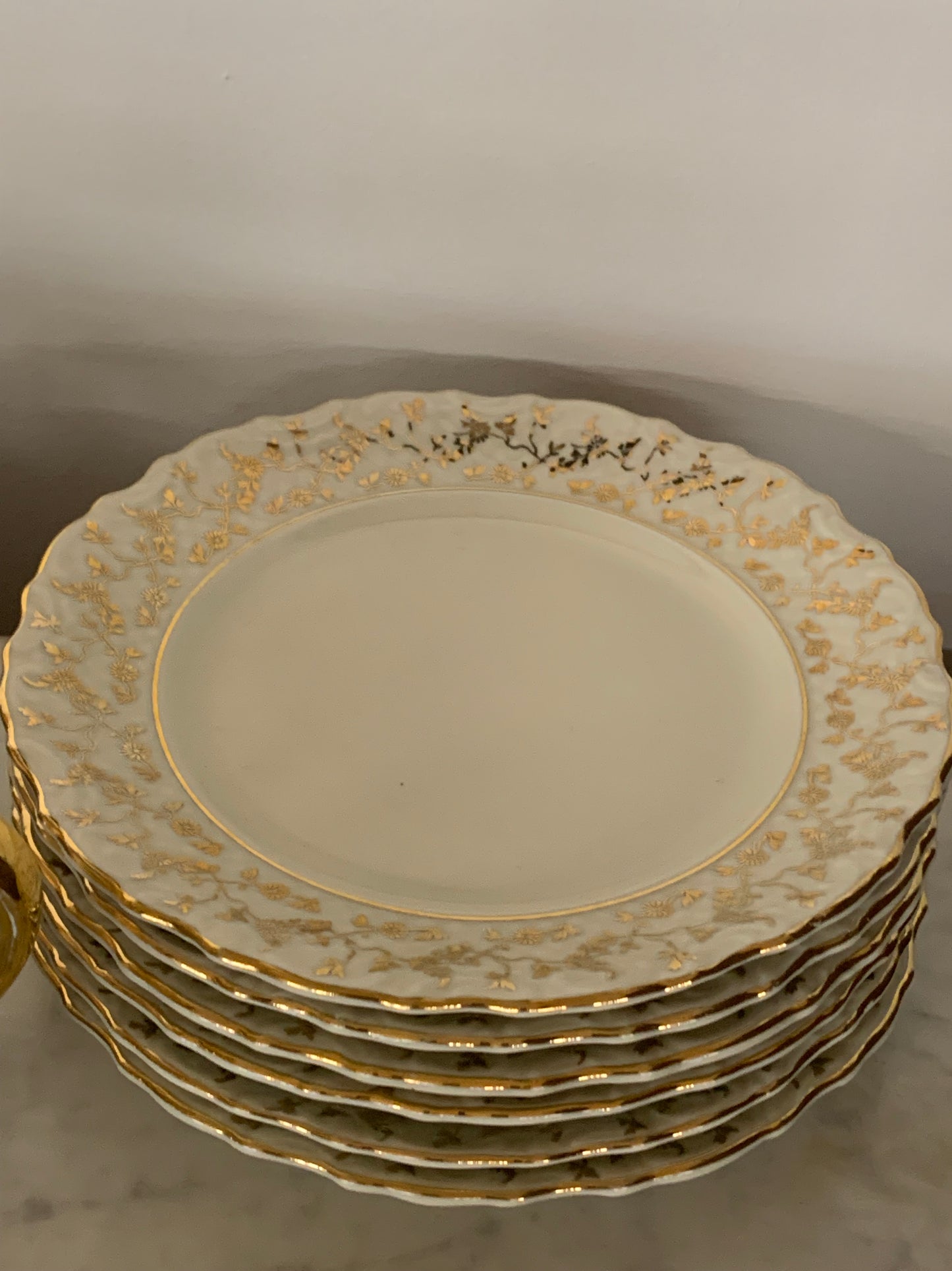 Zestaw bawarskiej porcelany bez filiżanek, sygnowany