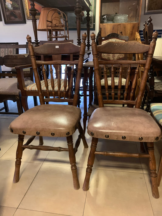 Krzesła dębowe, komplet 4 sztuki