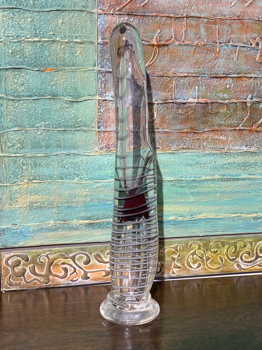 Wazon kryształowy, duży, PbO 24%, B. Kościański