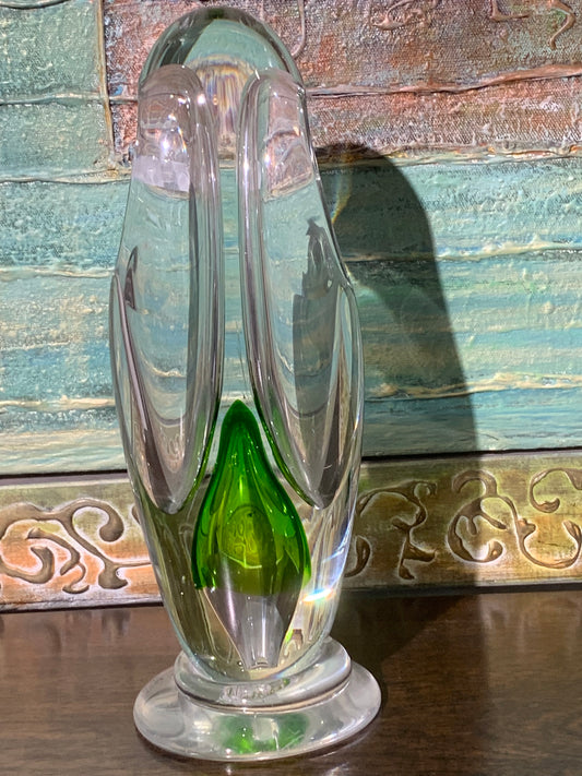 Wazon kryształowy PbO 24%, polski projektant B. Kościański