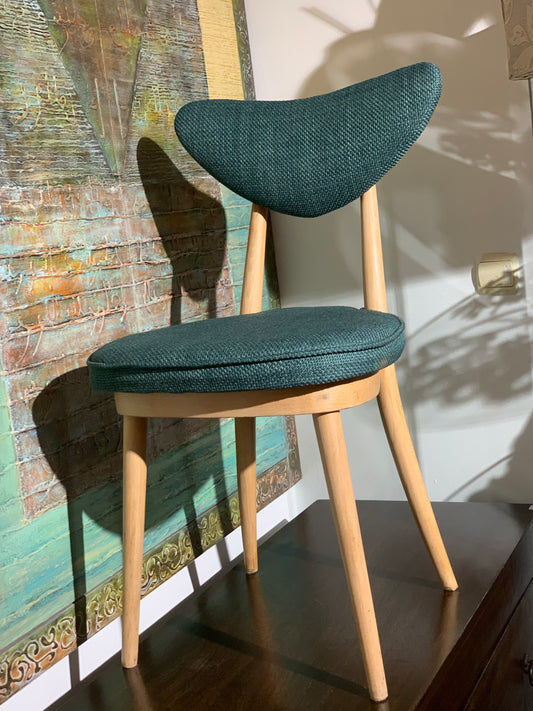 Kolekcjonerskie krzesło "serduszko" PRL z lat 60-ch