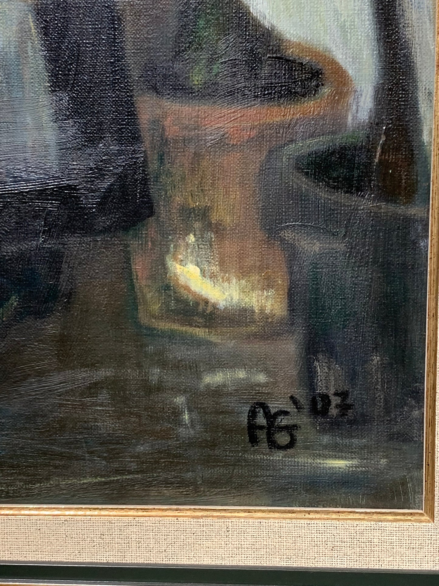 Obraz "W oranżerii" Olga Boznańska, kopia