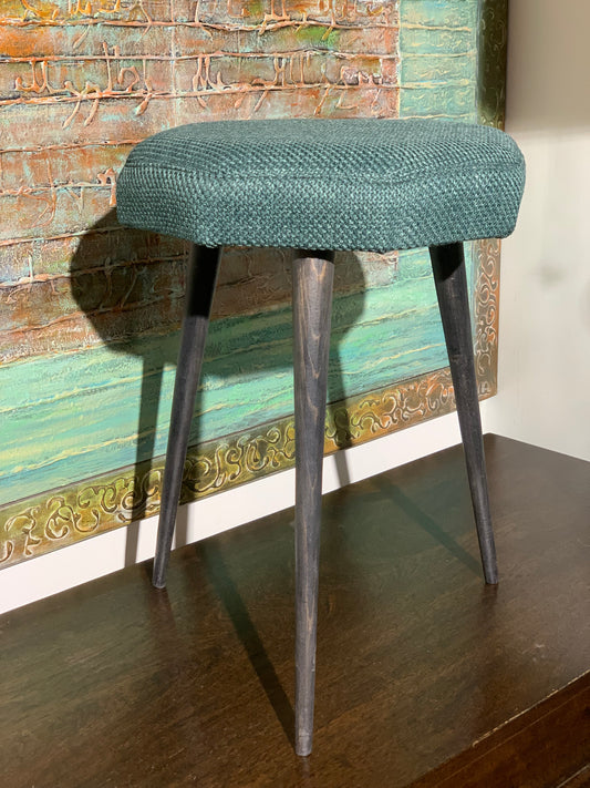 Taboret PRL, patyczak, po renowacji