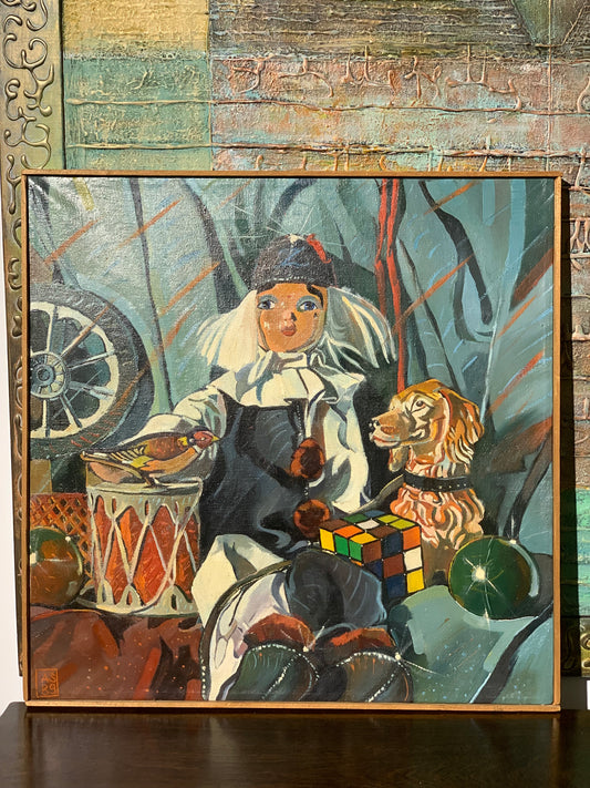 Andrzej Śledziewski, obraz "Oczekiwanie", 1989 r