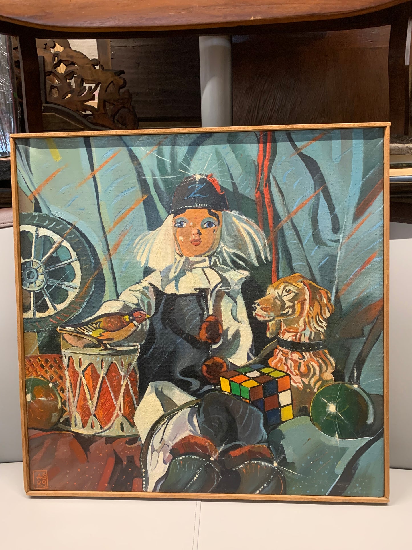 Andrzej Śledziewski, obraz "Oczekiwanie", 1989 r