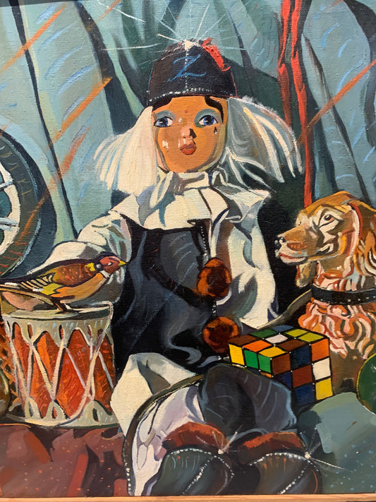 Andrzej Śledziewski, obraz "Oczekiwanie", 1989 r