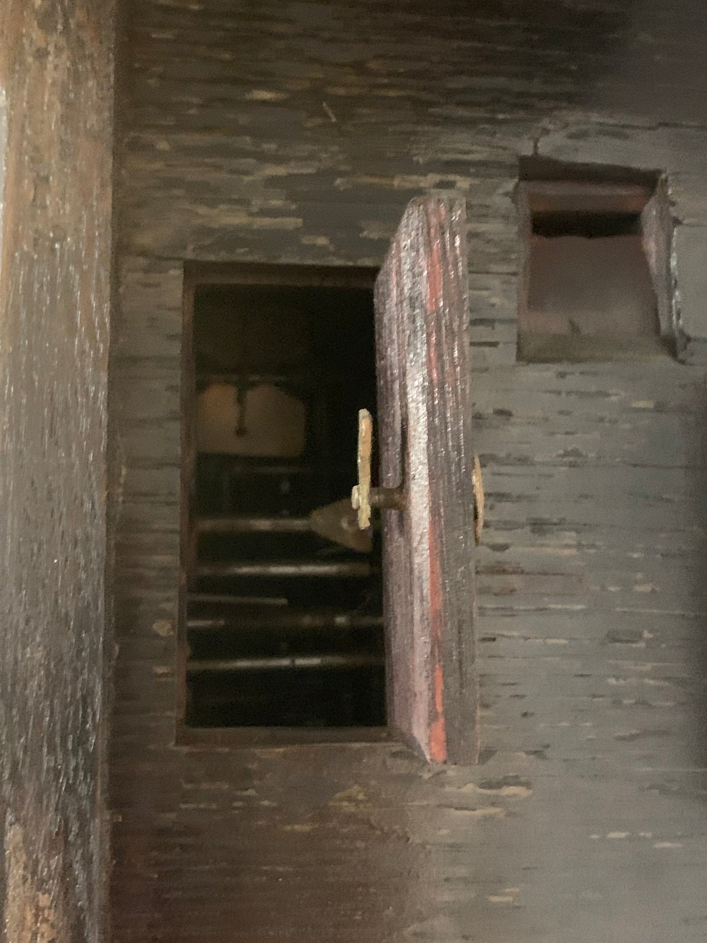 Zegar ścienny, antyczny, z kukułką, XIX w.