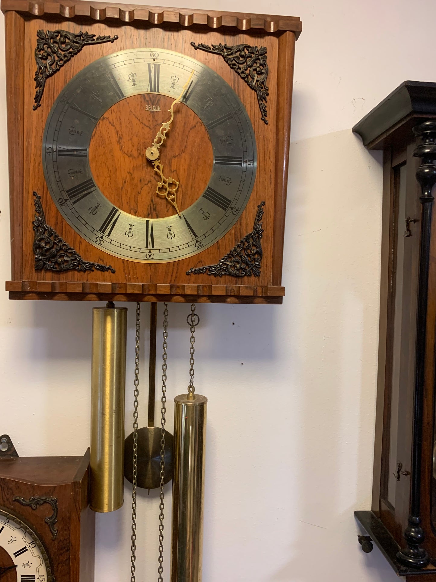 Zegar stylowy Brixon wagowy, kwadrat