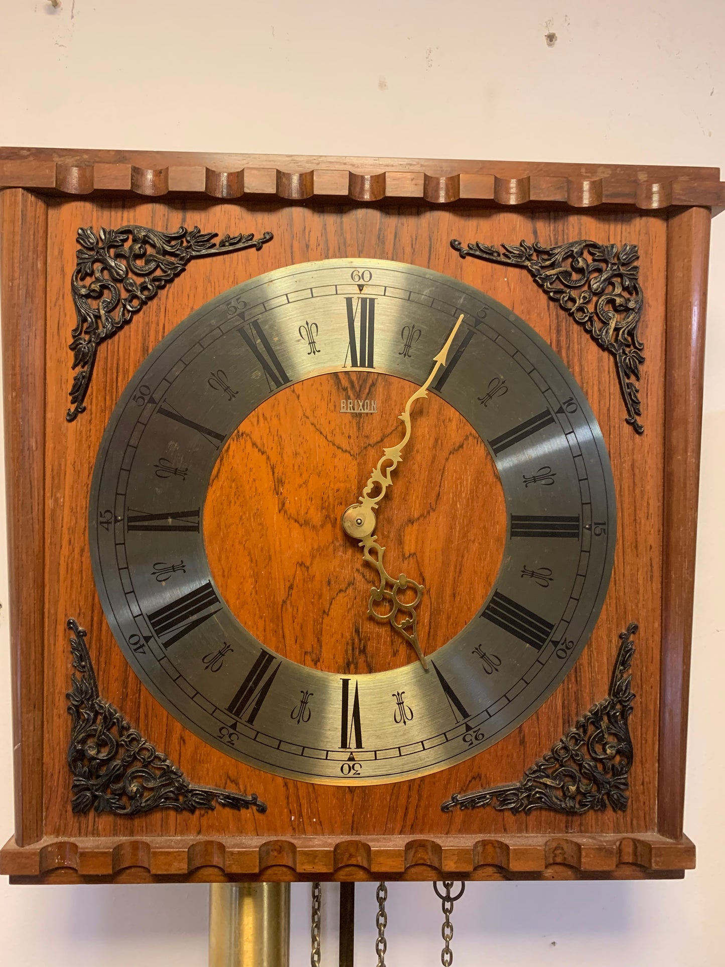 Zegar stylowy Brixon wagowy, kwadrat