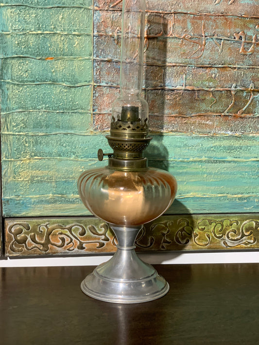 Lampa naftowa, styl empire, zabytkowa