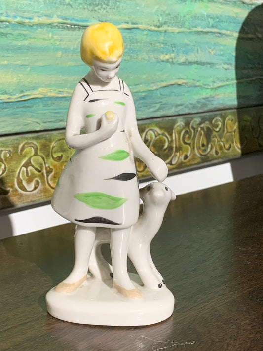 Figurka porcelanowa Polonne, Ukraina, sygnowana