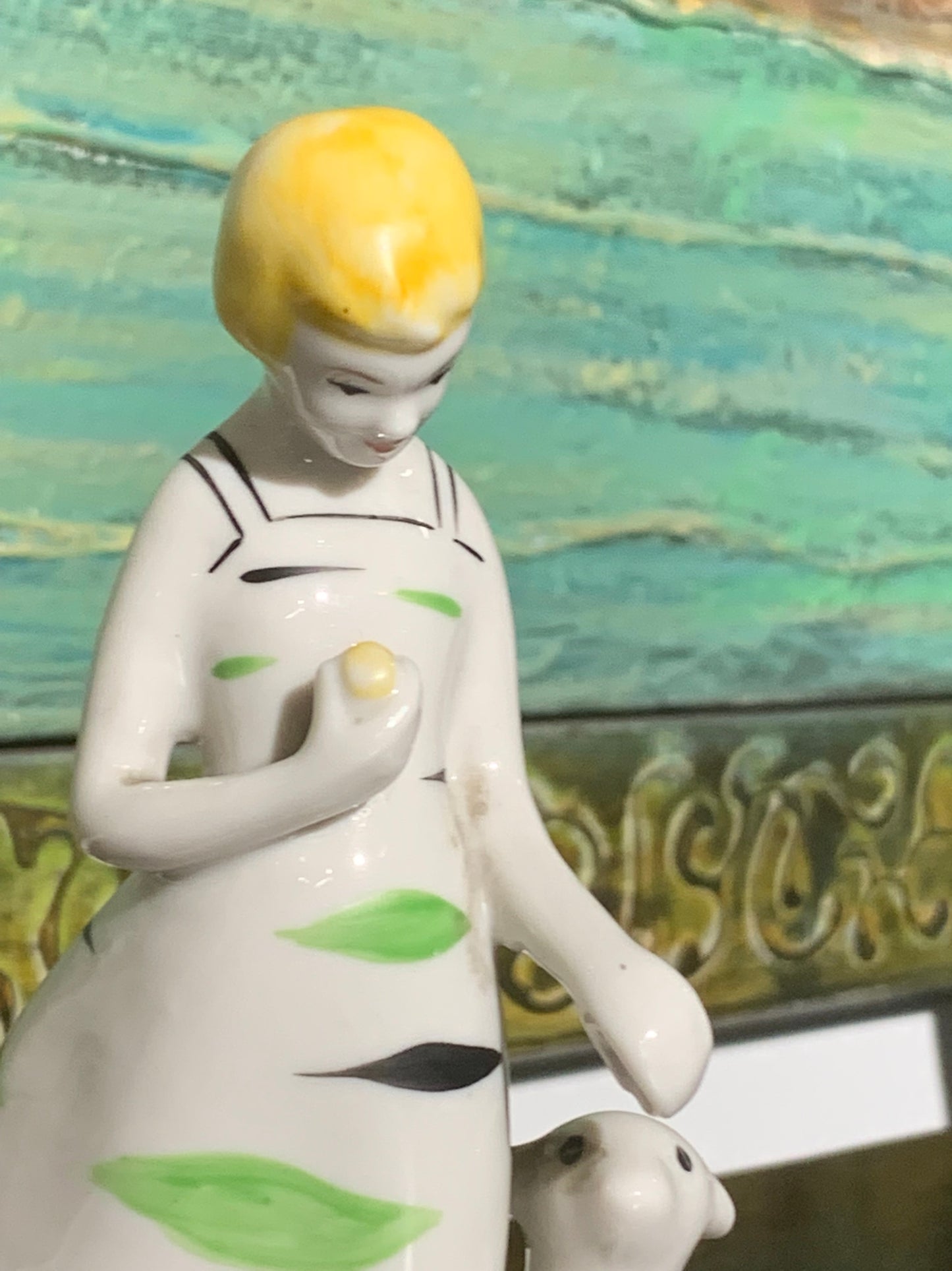 Figurka porcelanowa Polonne, Ukraina, sygnowana