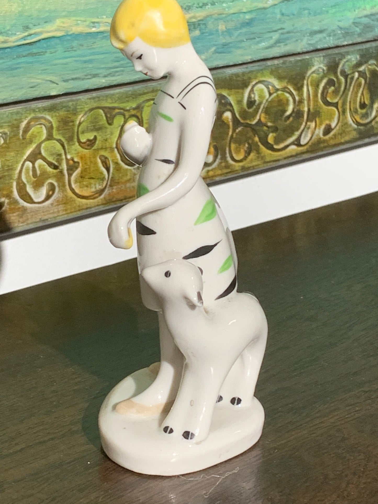 Figurka porcelanowa Polonne, Ukraina, sygnowana