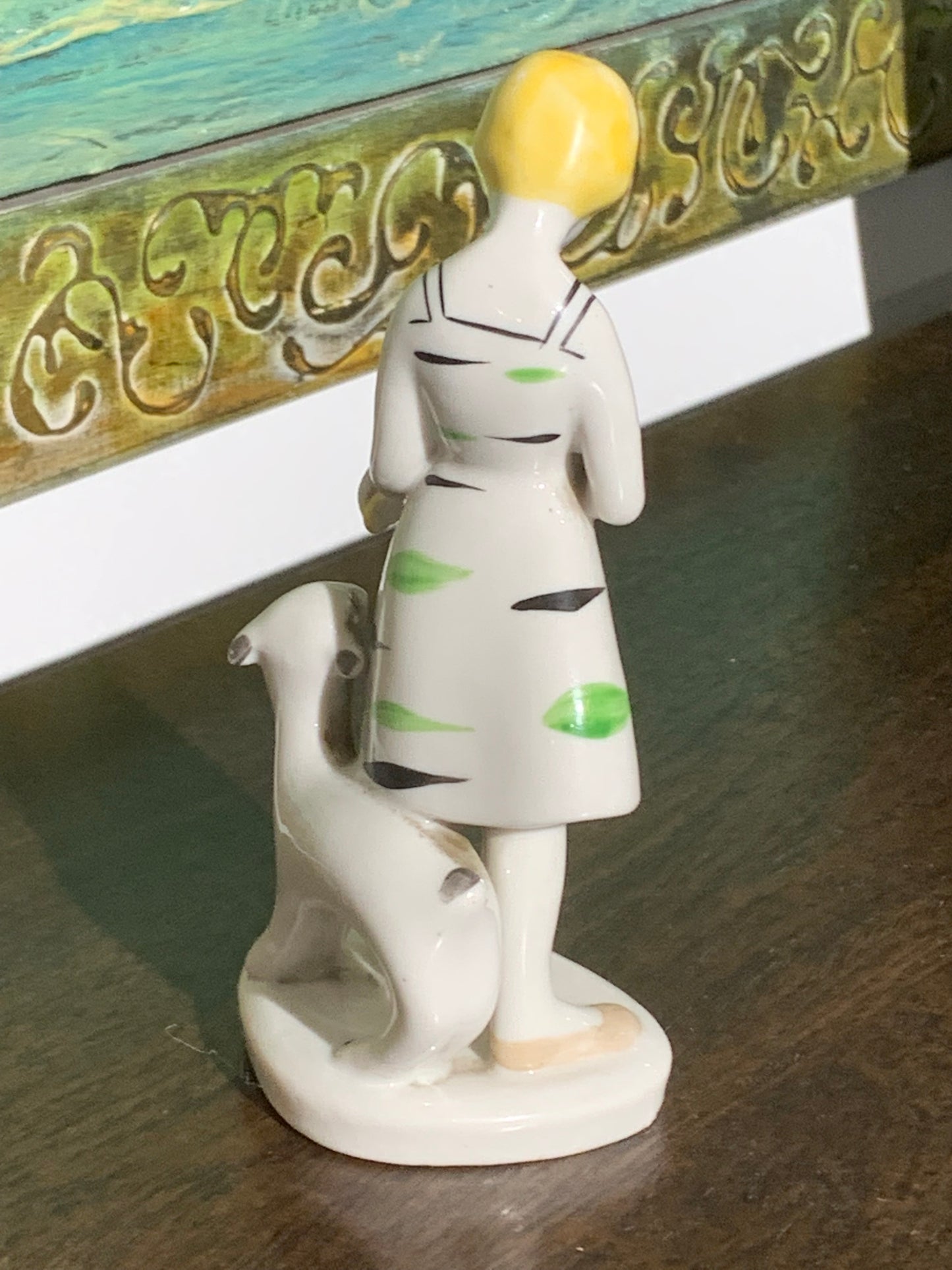 Figurka porcelanowa Polonne, Ukraina, sygnowana