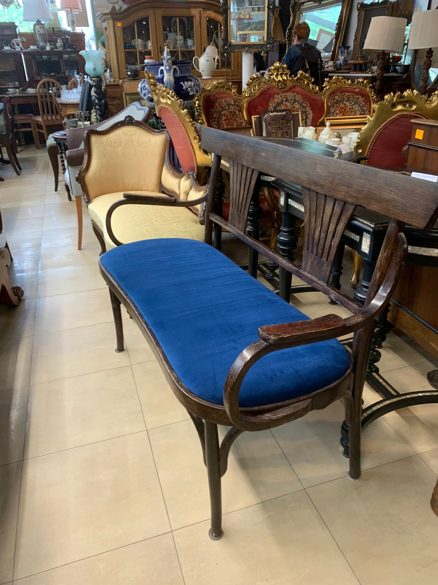 Kanapa, siedzisko Thonet chabrowe