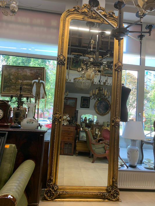 Lustro pałacowe, francuskie z kokardą