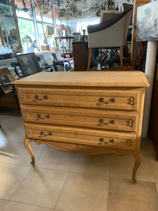 Komoda stylowa z surowej dębiny z szufladami