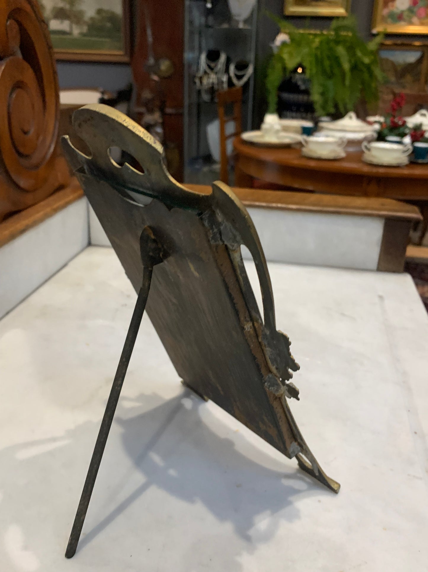 Ramka na zdjęcia, secesja, kwiatowe zdobienia