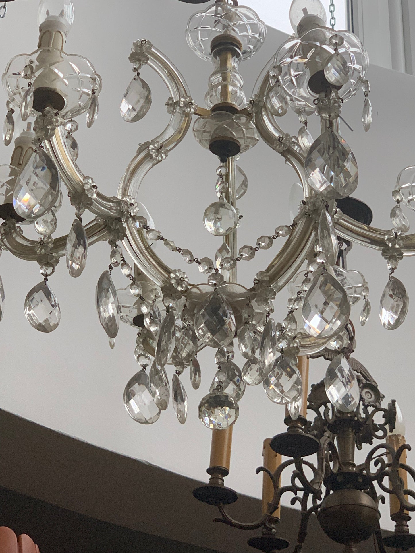 Żyrandol kryształowy Maria Teresa, lata 80-te