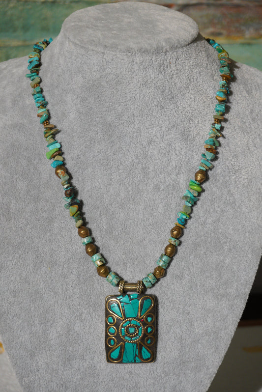 Naszyjnik turkus