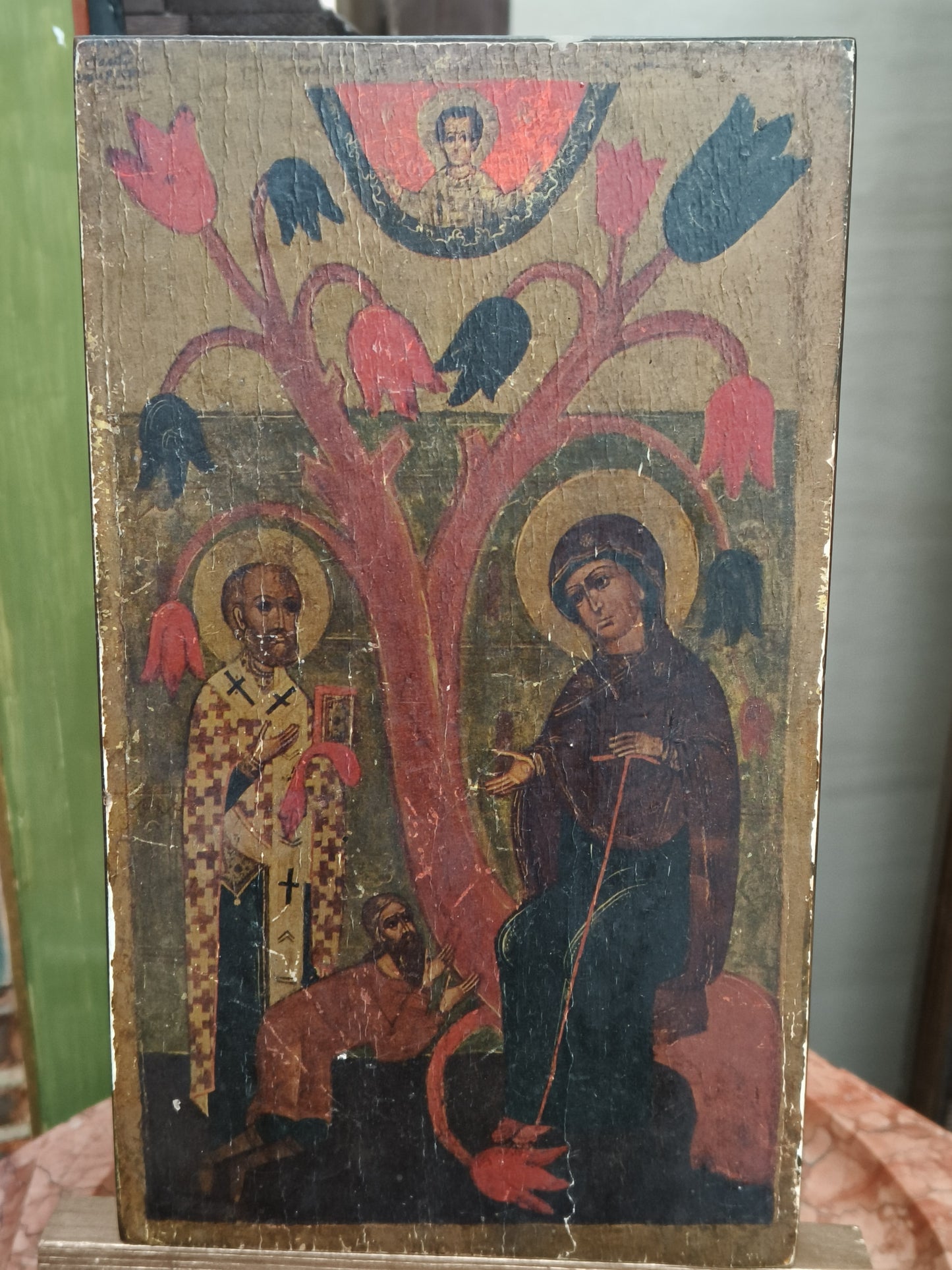 Ikona prawosławna "Biesiednaja", lata 70-te