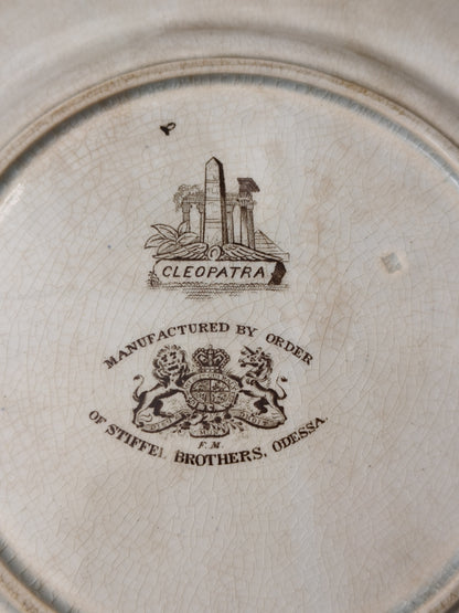 Talerz dekoracjny, porcelanowy Kleopatra