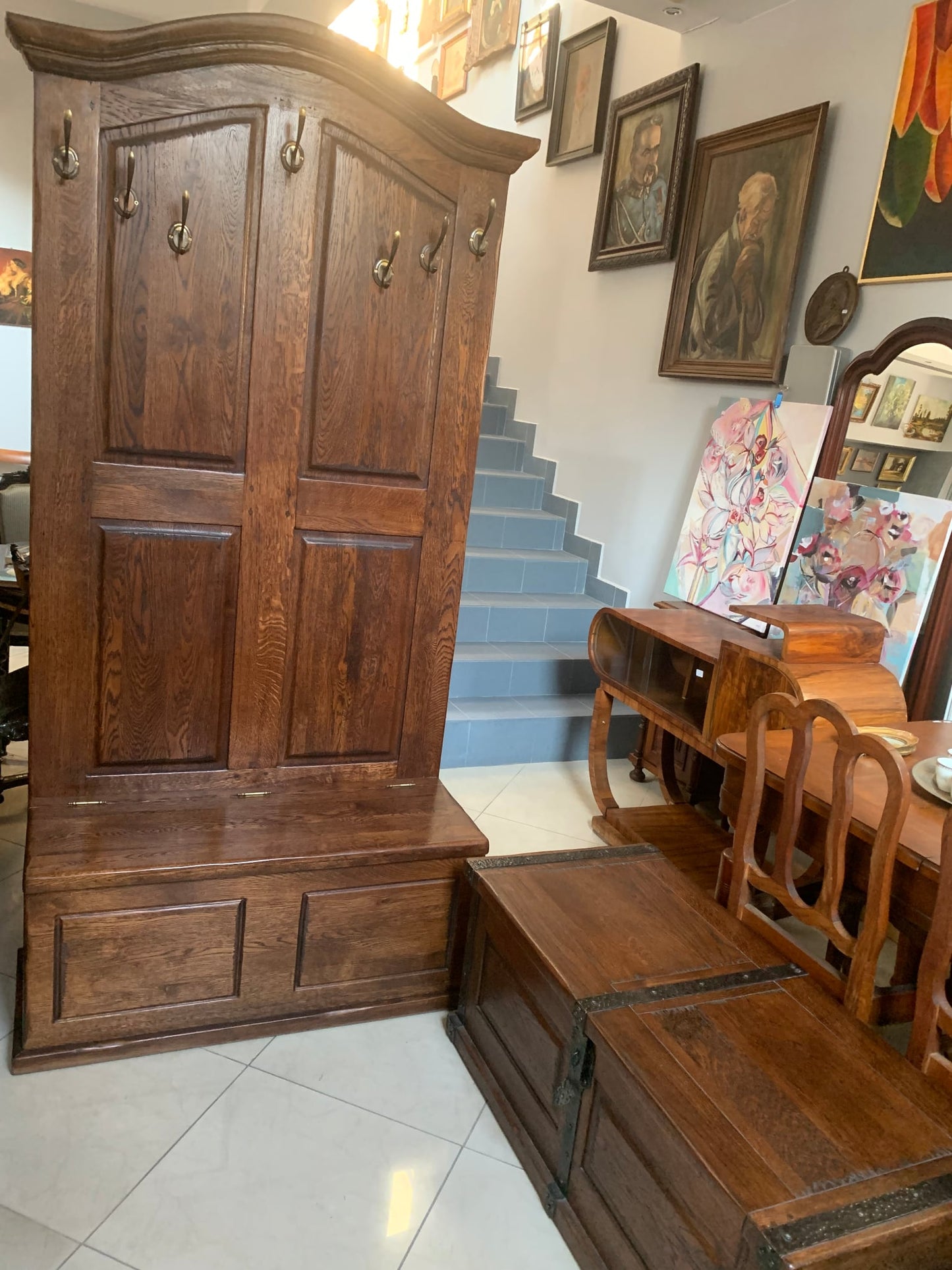 Wieszak ze schowkiem Olden Days, LUDWIK STYL