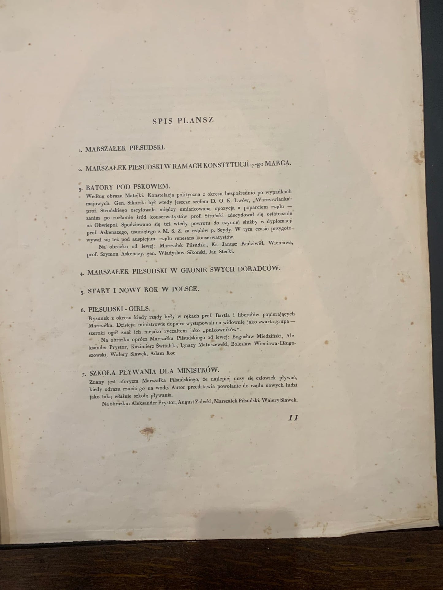 Marszałek Piłsudzki w 13 karykaturach, Z. Czermański, Paryż 1931