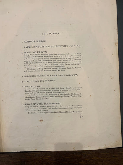 Marszałek Piłsudzki w 13 karykaturach, Z. Czermański, Paryż 1931