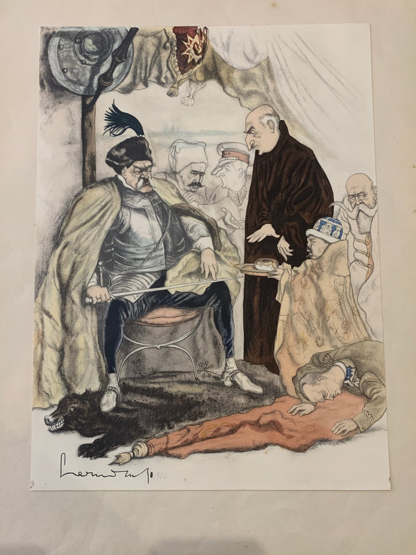 Marszałek Piłsudzki w 13 karykaturach, Z. Czermański, Paryż 1931