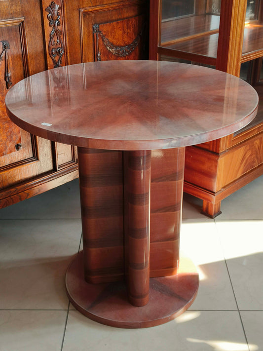 Stolik kawowy drewniany art déco