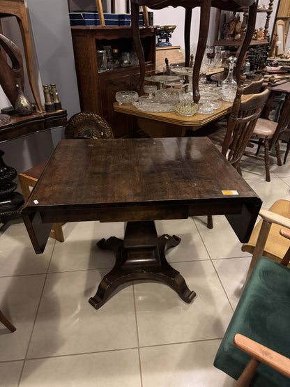 Folding wooden table